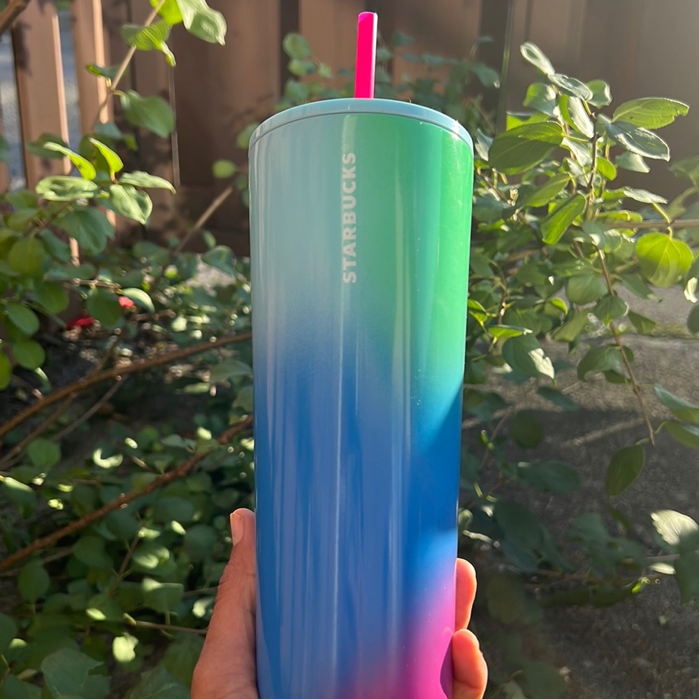 Starbucks Technicolor Paint Cold Cup